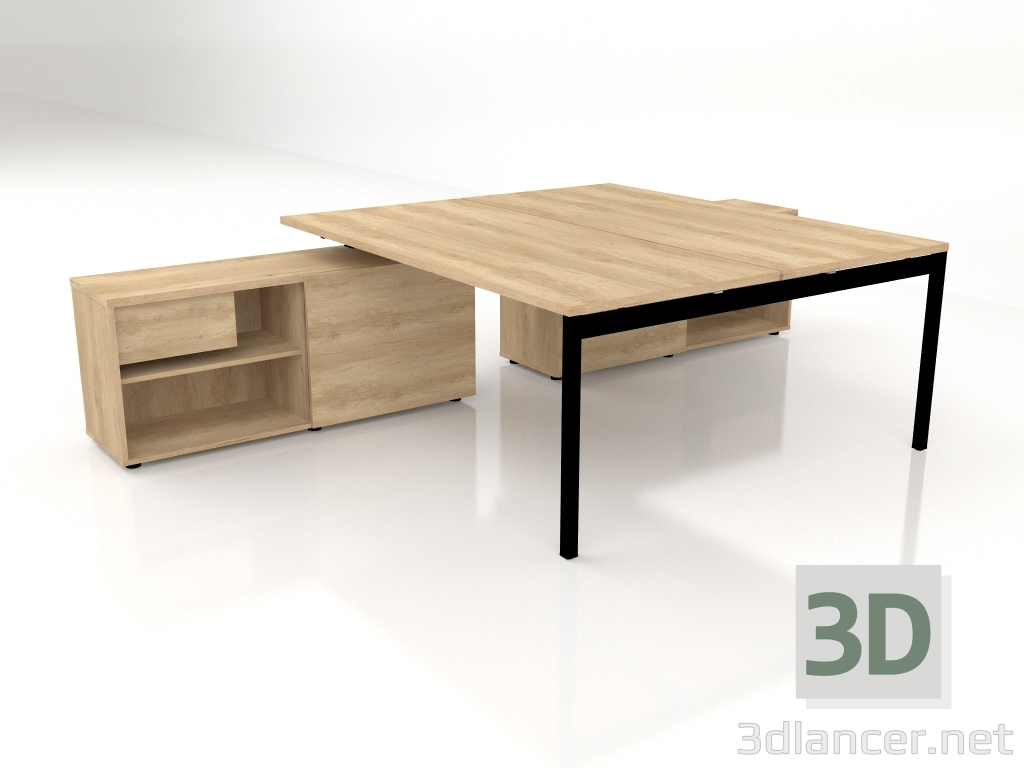modello 3D Tavolo da lavoro Ogi Y Bench BOYL41 (1800x3210) - anteprima