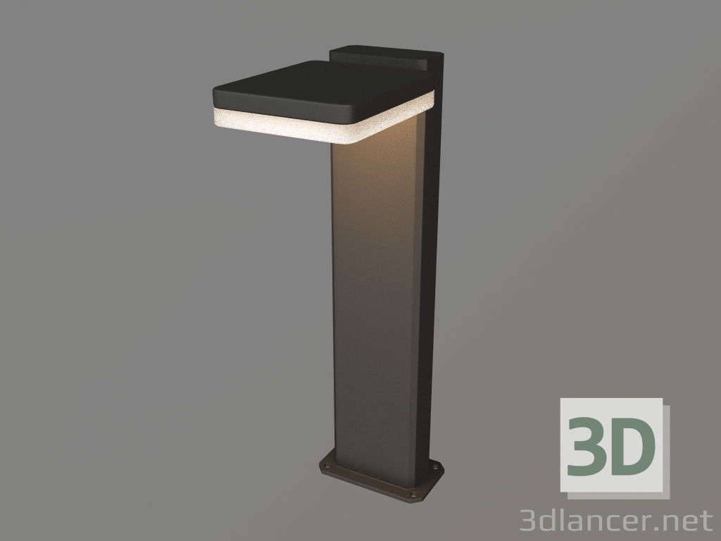 3D Modell Lampe LGD-TENT-BOLL-H500-9W Warm3000 (GR, 110 Grad, 230V) - Vorschau