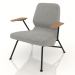 3D Modell Sessel auf Metallbeinen - Vorschau