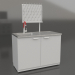 3D Modell Labor-Metallspüle LK-1200 SMS-G - Vorschau