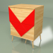 3d model Bedside table Woo Twins (red) - preview