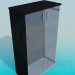 3D modeli Kapı ve cam raf Raf yığını - önizleme