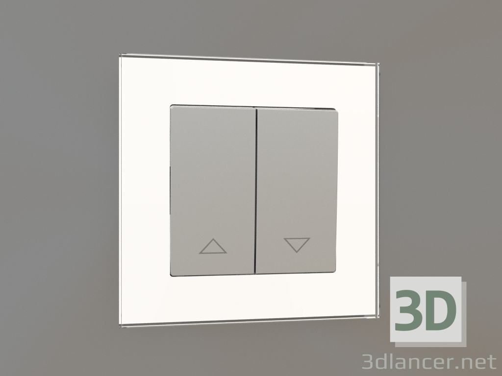 3d model Blind switch (silver) - preview