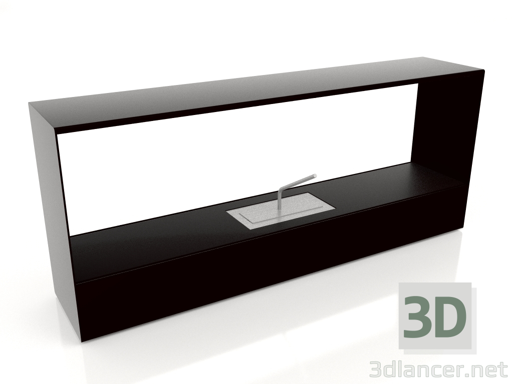 3D modeli Brülör 3 (Siyah) - önizleme