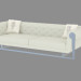 3D Modell Leder Sofa Classic Straight Chester - Vorschau