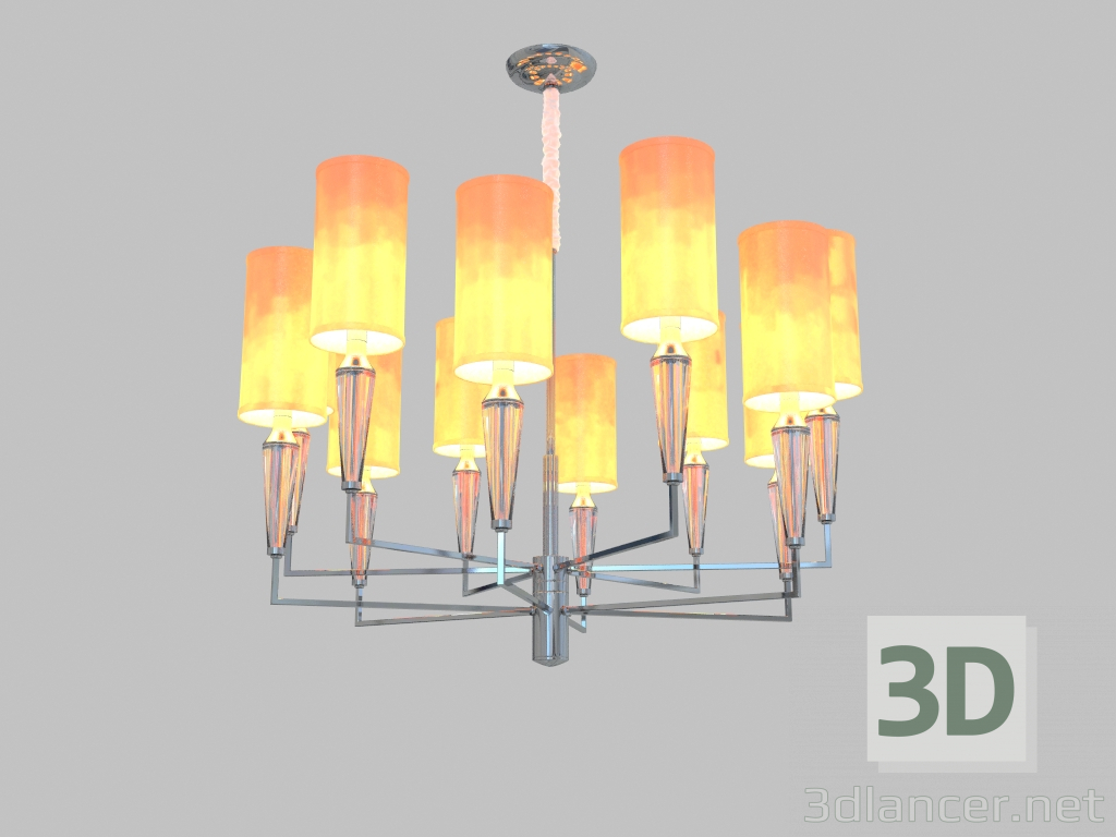 modello 3D Lampadario (3156 + 6C) - anteprima