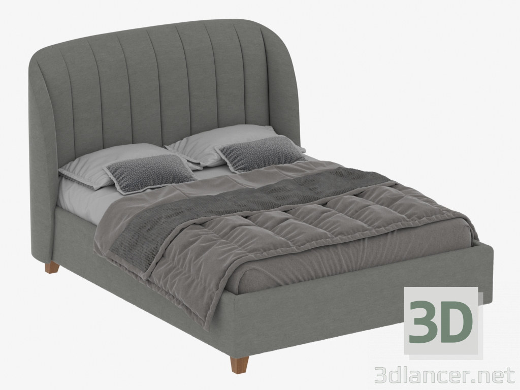 3d модель Ліжко TULIP 1600 – превью