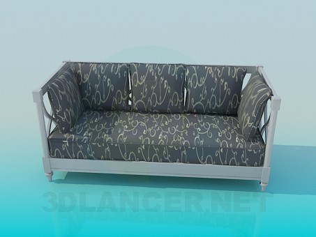 modelo 3D Sofá - escuchar modelo 3D Sofá - escuchar