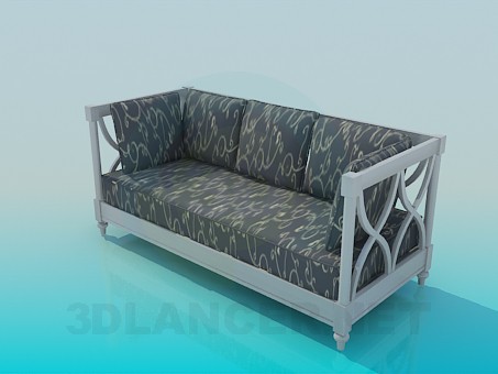 modelo 3D Sofá - escuchar modelo 3D Sofá - escuchar