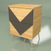 3d model Bedside table Woo Twins (dark brown) - preview