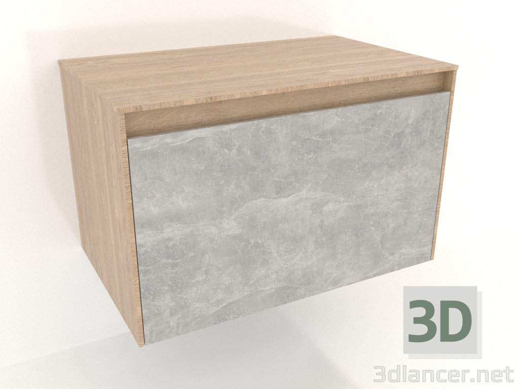 modèle 3D Armoire suspendue 80 cm (MOB0108DB+MOB0708BS) - preview