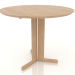 3d model Mesa de comedor 900 mm (Roble blanqueado) - vista previa