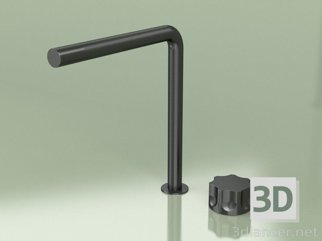 modèle 3D Mélangeur hydro-progressif 2 trous avec bec haut 259 mm (17 32, ON) - preview
