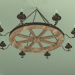 3d model Chandelier from cart wheel 70 - preview