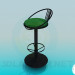 3d model High chair on one leg - preview