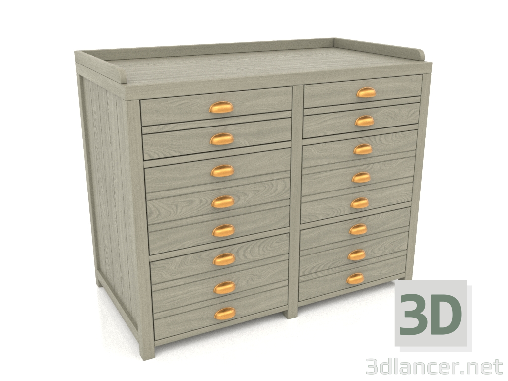 3d model changing table - preview