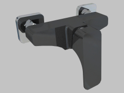 Mezclador de ducha sin kit de ducha - Hiacynt negro cromado (BQH B400)