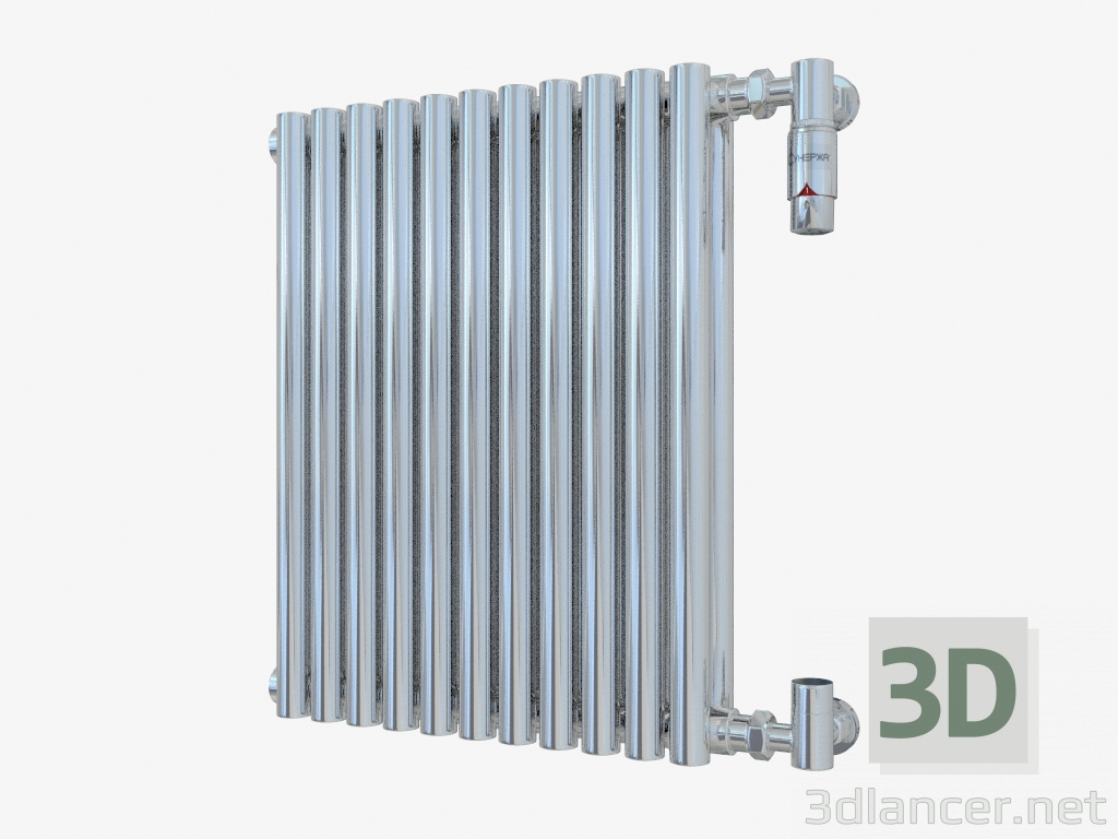 modello 3D Radiatore Estet (500x439; 11 sezioni) - anteprima