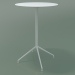 3d model Round table 5751 (H 103.5 - Ø69 cm, spread out, White, V12) - preview