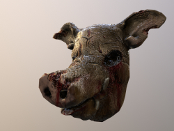 máscara de cerdo