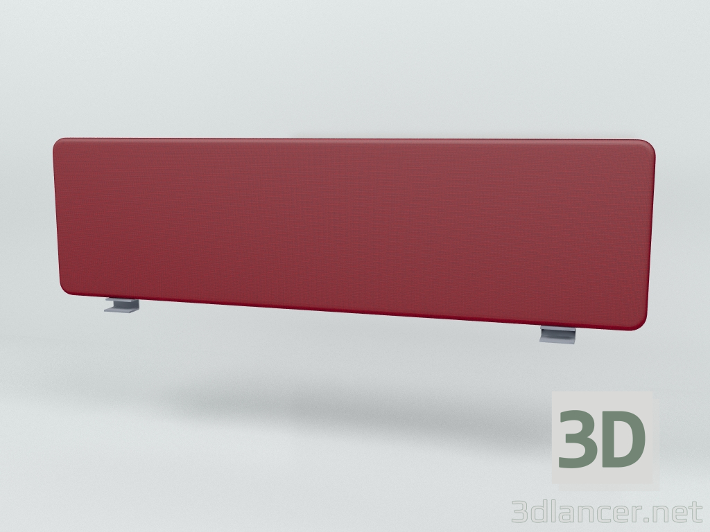 modello 3D Schermo acustico Desk Single Sonic ZUS58 (1790x500) - anteprima