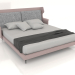 3d model Double bed LANDO (A2288) - preview