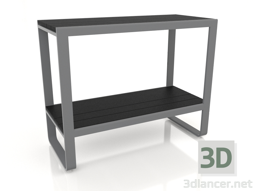 3D Modell Regal 90 (DEKTON Domoos, Anthrazit) - Vorschau