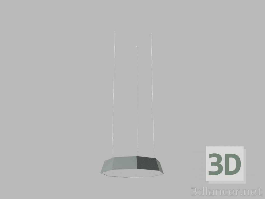 3D Modell Hängende Lampe Pendelleuchte Regenschirm - Vorschau