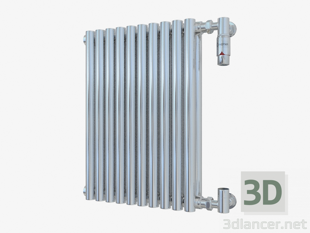 modello 3D Radiatore Estet (500x401; 10 sezioni) - anteprima