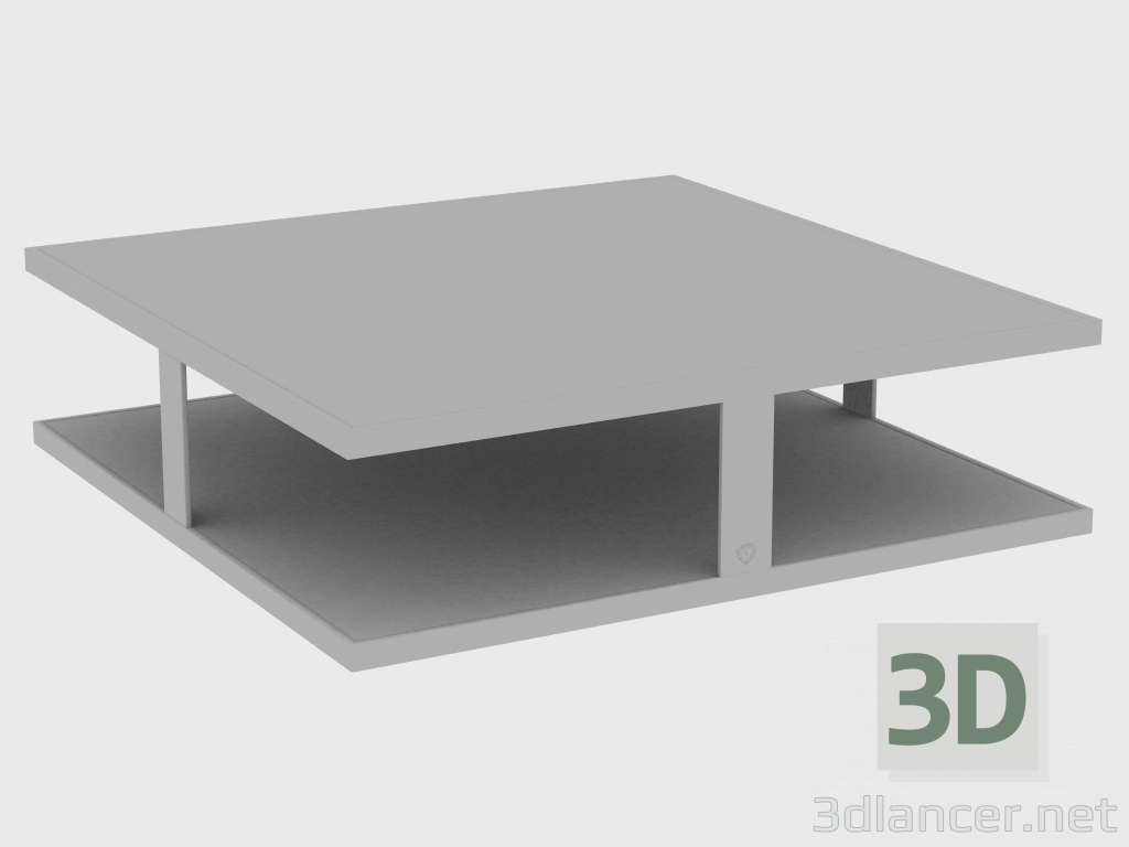 3D Modell Couchtisch LAYER SMALL TABLE (130x130xH35) - Vorschau
