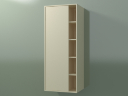 Wall cabinet with 1 left door (8CUCDDS01, Bone C39, L 48, P 36, H 120 cm)