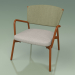 3d model Armchair with soft seat 027 (Metal Rust, Batyline Olive) - preview