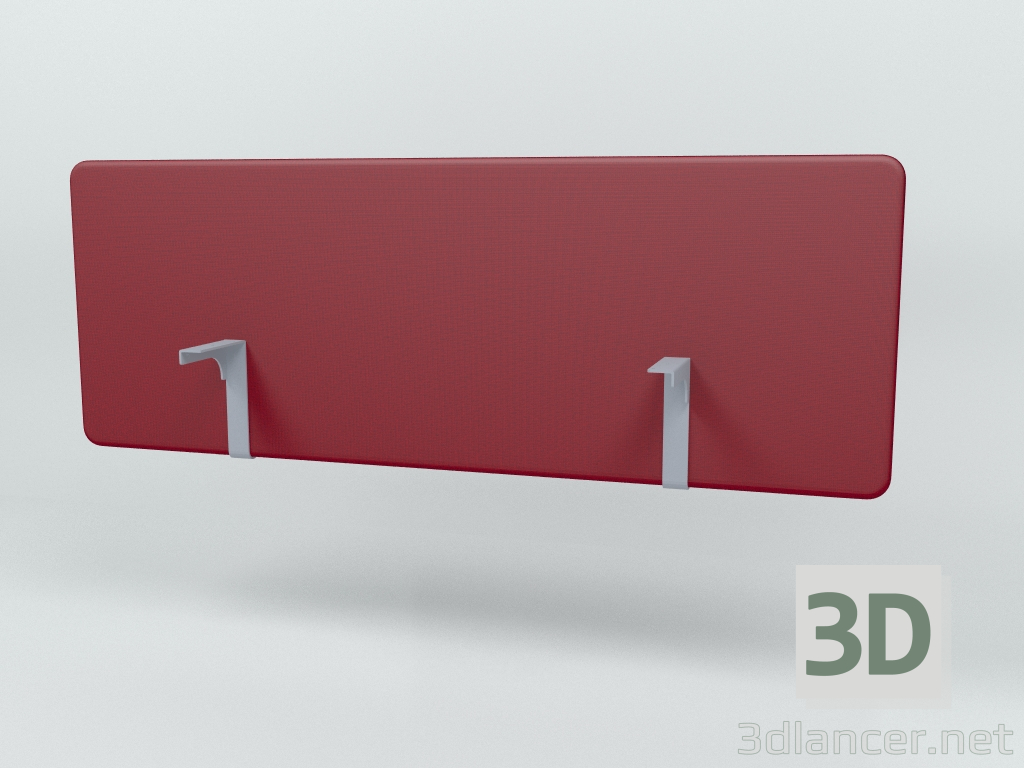 3D modeli Akustik ekran Masa Tekli Sonic ZPS618 (1790x650) - önizleme