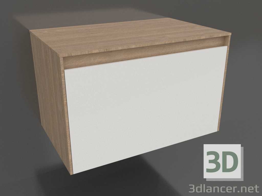 3d model Hanging cabinet 80 cm (MOB0108DB+MOB0708W) - preview