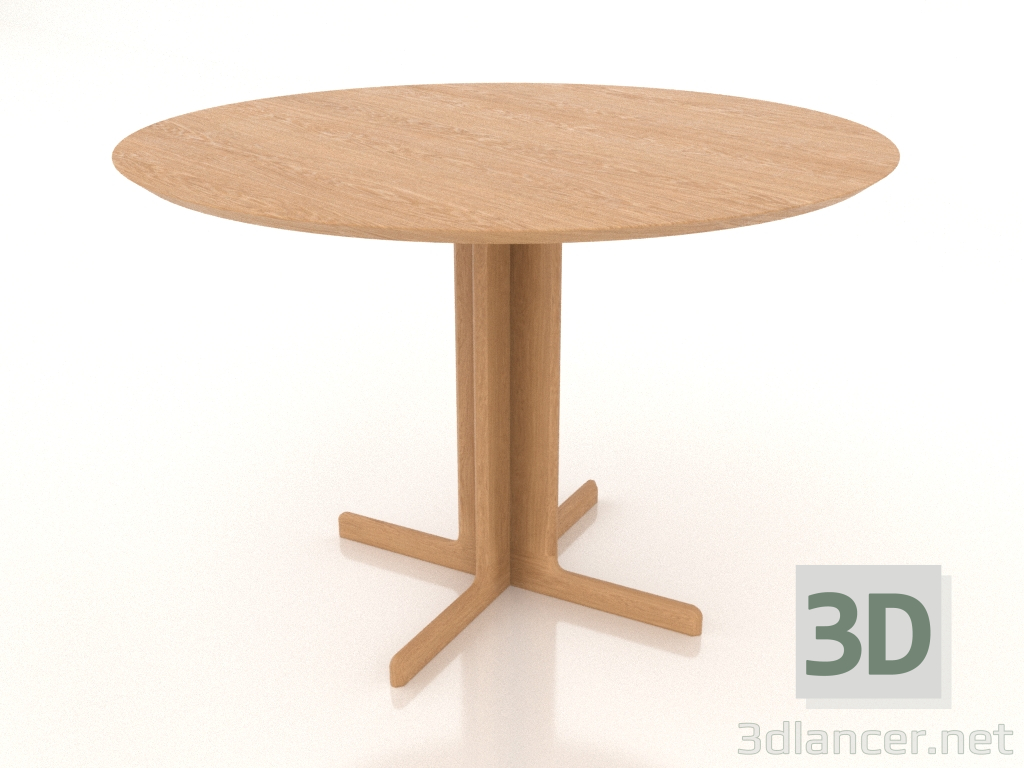 modèle 3D Table à manger 1100 mm (Chêne naturel) - preview modèle 3D Table à manger 1100 mm (Chêne naturel) - preview