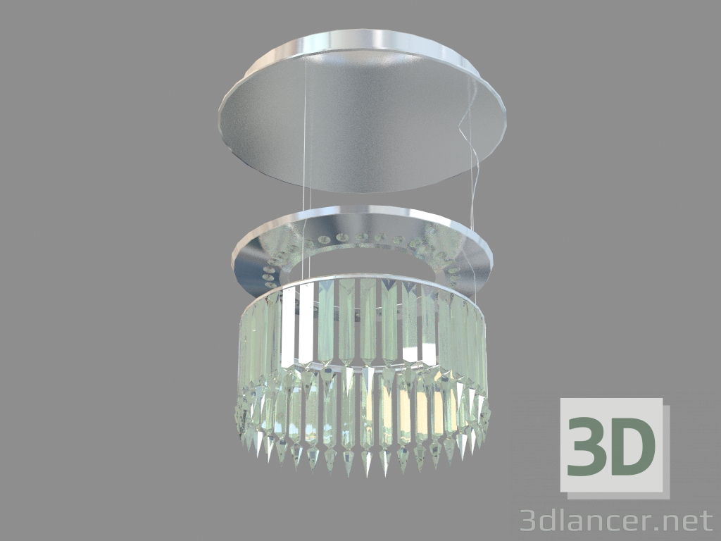 modello 3D Люстра Lady Crinoline Luster Comete CEI 1 moduli - anteprima