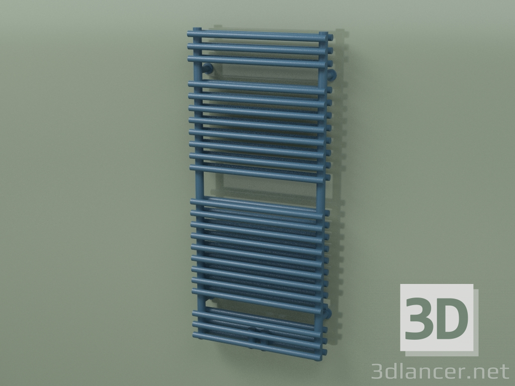 3D modeli Isıtmalı havlu askısı - Apia (1134 x 500, RAL - 5001) - önizleme
