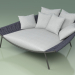 modèle 3D Couch 001 (ceinture gris-bleu) - preview