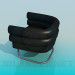 3 डी मॉडल धातु समर्थन पर कुर्सी - पूर्वावलोकन