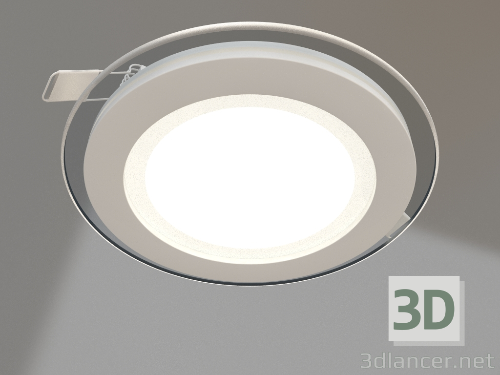 modello 3D Pannello LED LT-R160WH 12W Day White 120deg - anteprima