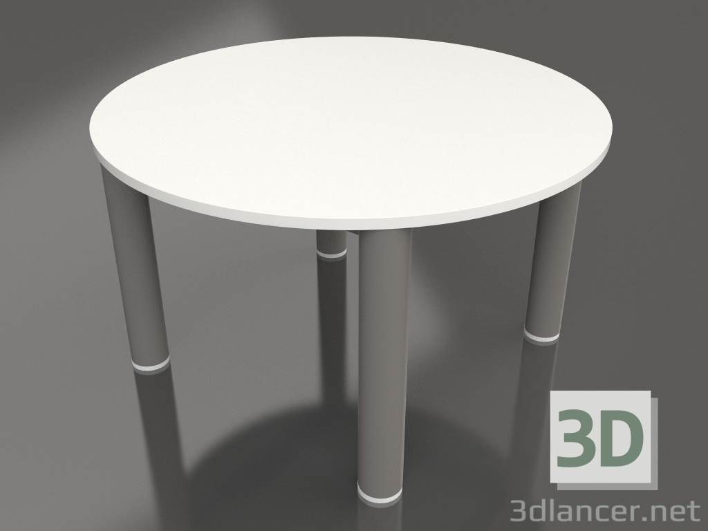 modello 3D Tavolino P 60 (grigio quarzo, DEKTON Zenith) - anteprima