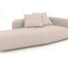 3D Modell Modulares Sofa, Abschnitt 1 rechts - Vorschau