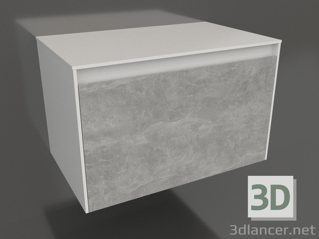 3d model Hanging cabinet 80 cm (MOB0108W+MOB0708BS) - preview