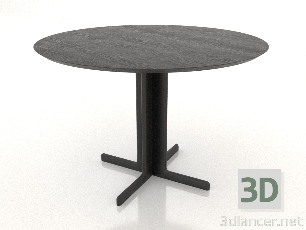 modèle 3D Table à manger 1100 mm (Chêne noir) - preview modèle 3D Table à manger 1100 mm (Chêne noir) - preview