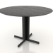 modèle 3D Table à manger 1100 mm (Chêne noir) - preview