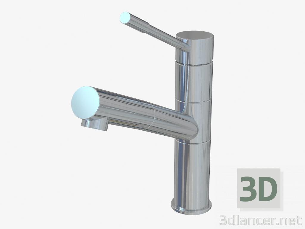 3d model Single lever washbasin mixer (23530) - preview