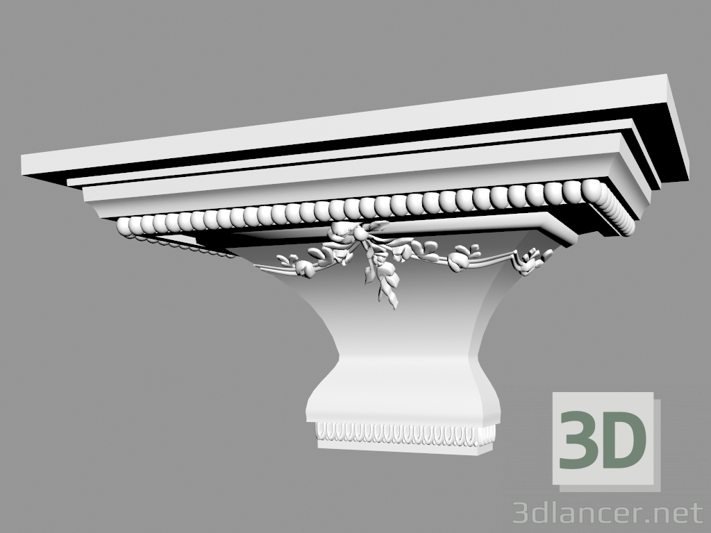 modello 3D Scaffale A100-18 - anteprima