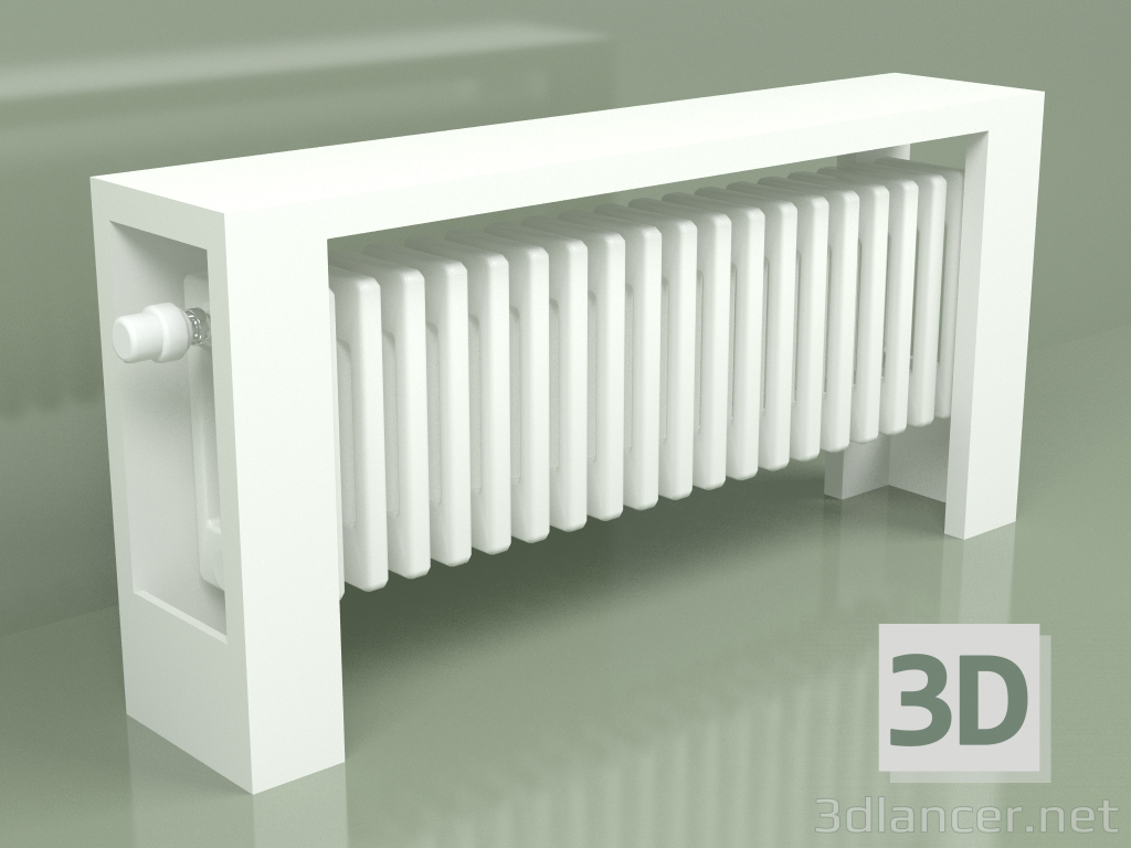3D Modell Kühler Delta Column Bench V (H300 L1000 B139, RAL - 9016) - Vorschau