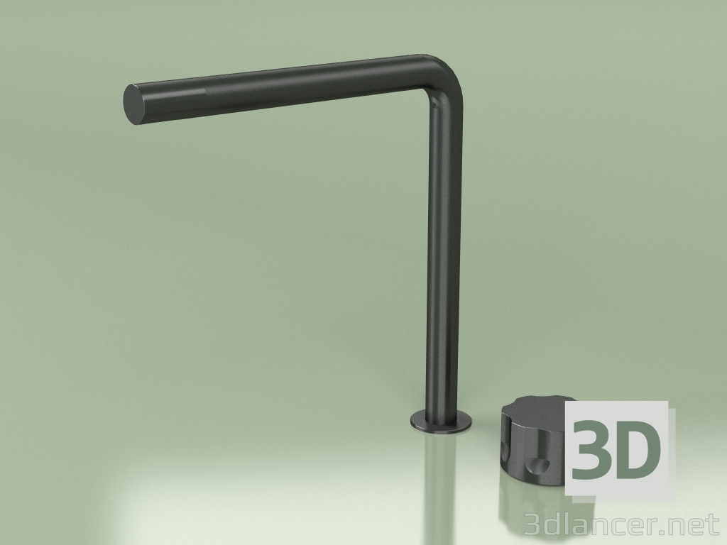 3d model 2-hole mixer with swivel spout 259 mm high (17 32 T, ON) - preview