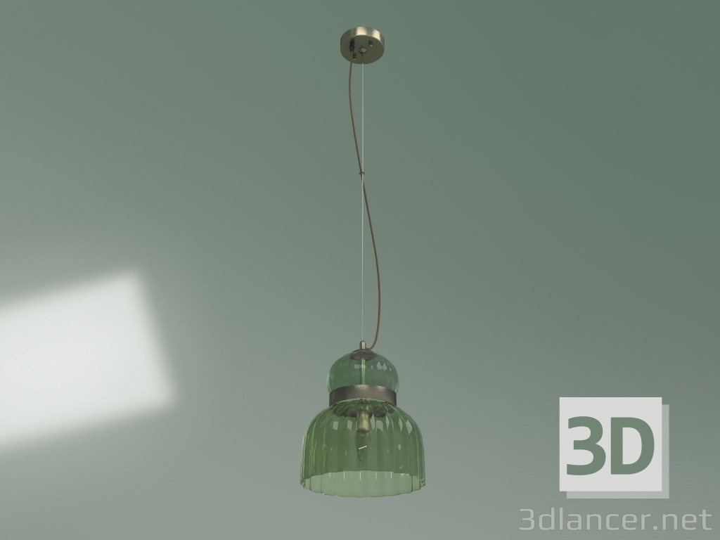 modello 3D Lampada a sospensione Africa 50150-1 (bronzo antico) - anteprima
